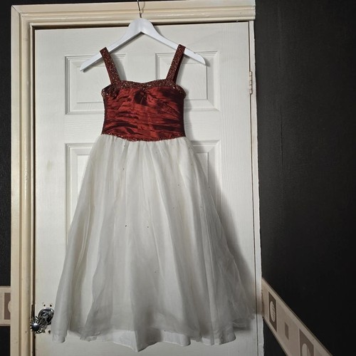 Veromia burgundy ivory beaded