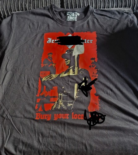 Rare black metal shirt - black,