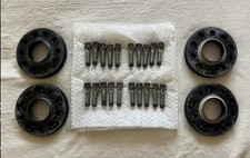 BIMECC 20mm BLACK SPACERS HUBCENTRIC  MERCEDES AUDI VAG 5x112 PCD WITH BOLTS