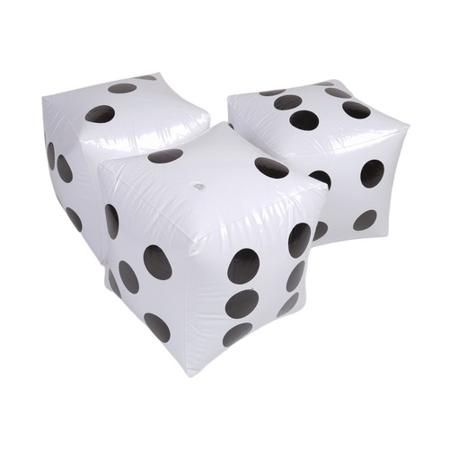 Pack inflatable dice 12 - dice,