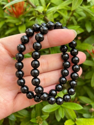 Grade jet crystal bead - a++,