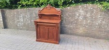 Pretty Vintage Mahogany Sideboard Dresser Cupboard Victorian Antique Chiffoniere