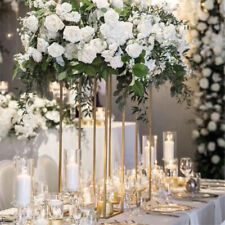 80CM Matte Gold Metal Flower