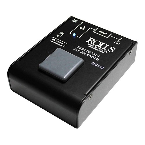 Rolls ms112 push talk - rolls, xlr