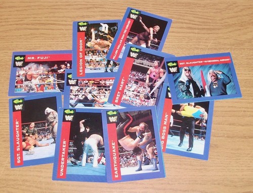 Wwf 1991 trading cards - wwf,