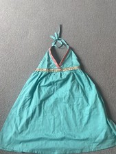 Blue Summer Dress with Floral