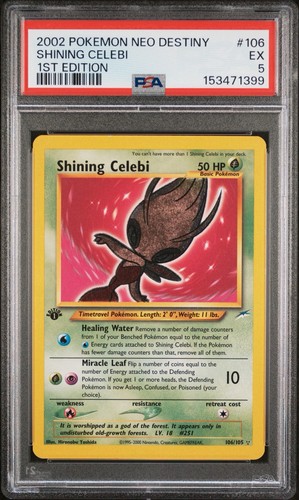 Shining celebi 1st edition - shining,