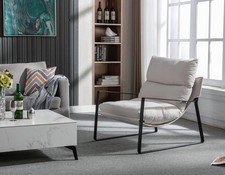 Modern Armchair Fabric Accent