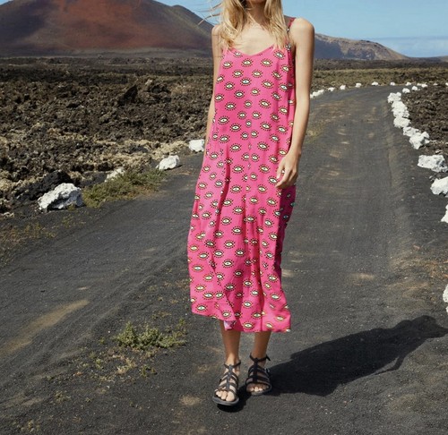 Hush fuchsia eyes - fuchsia, dress