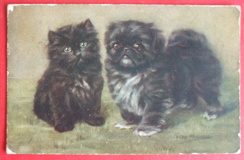 Old kirmse c pekingese - old, p