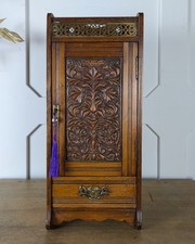 Late Victorian Carved Oak Pipe