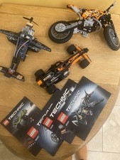 LEGO Technic 3x Sets 42007 42002 42026