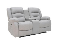 Power Reclining 2 Seater Light