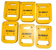 6 x For DeWalt 18v/54v Battery Holder Mount Storage Clip Shelf Van Transport
