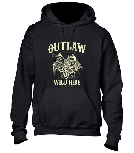 Wild ride outlaw hoody hoodie - ride,