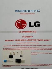 LG 32LN575V  EAX64905001 (2.4) (2.7) 9 PIECE POWER SUPPLY REPAIR KIT SEE ADVERT