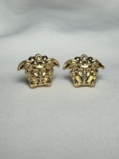 Versace Medusa Head Stud Gold