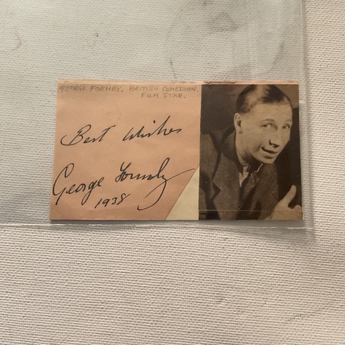 George formby signed - formby,