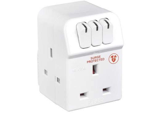 Masterplug 3socket surge - masterplug,