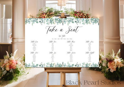 Wedding table seating - seating, plan