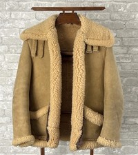 Sheepskin Bomber Jacket Medium