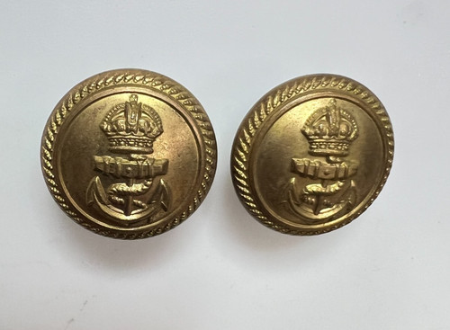 Royal navy officers buttons - royal,