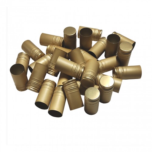 Threaded metal screw caps - threaded,