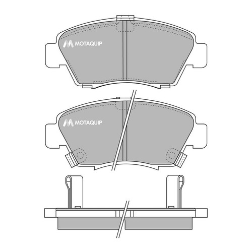 Brake pads set for honda - pads, civic