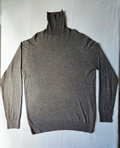 Bnwt mens grey roll - roll, neck