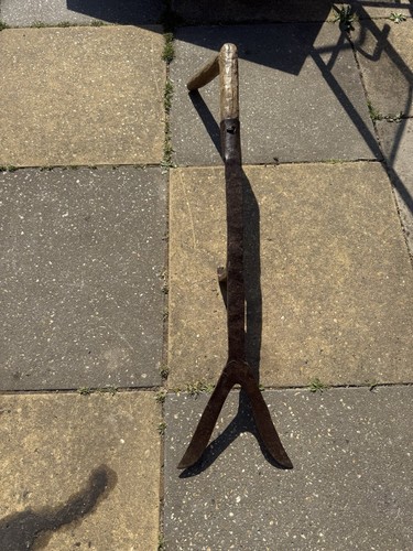 Antique hand forged - hand, scythe