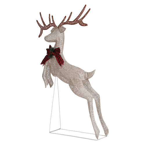 5ft lighted jumping reindeer - jumping,