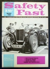 BMC SAFETY FAST Car Magazine March 1968 Vol 10 No 3 Monte Carlo Rally