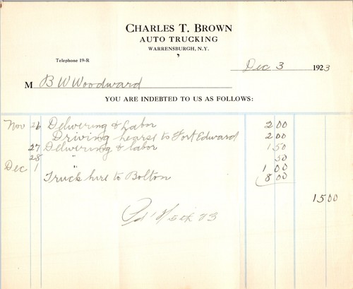 1923 charles brown - 1923, auto