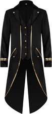 Men's Vintage Gothic Tailcoat