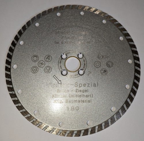 Diamond disc 180 cement - diamond, Ø