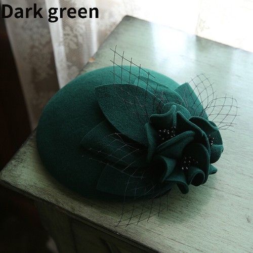 Lady french wool fascinator - lady,