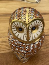 Royal Crown Derby Owl Paperweight 1st quality.