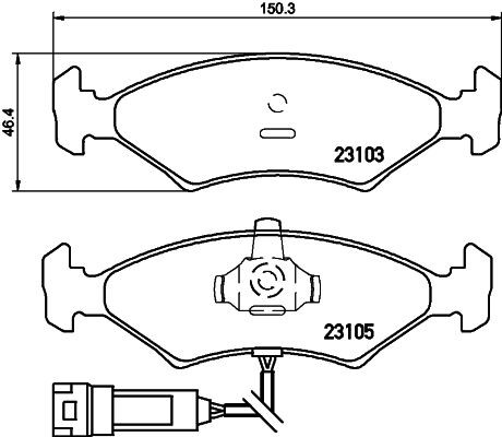 Mintex front brake pad - mintex,