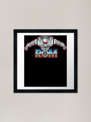 Rom space knight - rom, framed