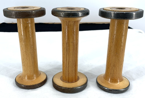 Wooden spools bobbins spindles - spools,