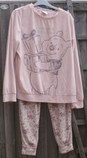 Disney @Tu Size 10 Winnie The Pooh Pink Pyjamas Friends Are The Only Gift I Need