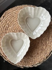 Vintage Belleek Heart Shaped