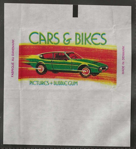 Dandy gum wrapper - gum, wrapper-cars