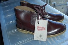 Clarks Originals Ladies Ox Blood Leather Desert Boots UK5D RRP £85 New with Tags