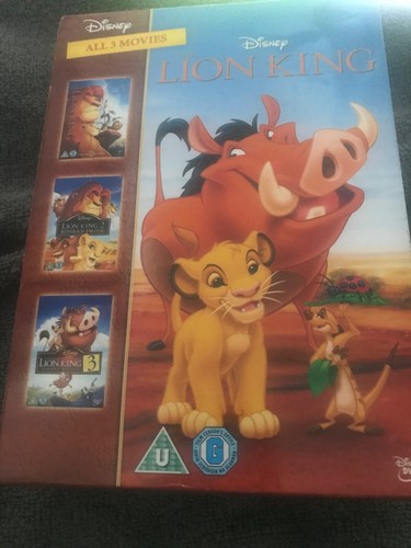 Lion king trilogy 3xdvd - -, box