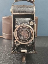 Voigtlander Bessa Folding Bellows Camera - Voigtar 11cm Lens - with Leather Case