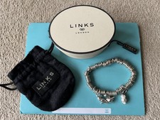 Genuine Links London Sweetie Bracelet featuring 3 lovely charms bird owl Robbin 