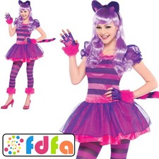 Amscan Cheshire Cat Alice in Wonderland Girls Childs Fancy Dress Costume
