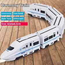 Kids DIY Electric Train Toy Sound Light Model Railway Educational Gift UK