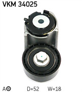 Skf vkm34025 tensioner pulley - tensioner,